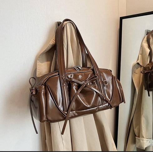 Women High Fashion Trendy BowKnot Hobo Shoulder Bag